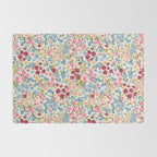 Blooming Cottage Garden Boho Ditsy Floral Rug Gallery Image 2