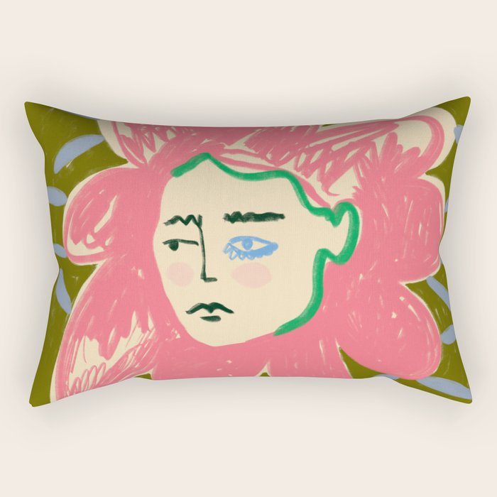 PROTECTIVE LAYER Rectangular Pillow Gallery Image 1