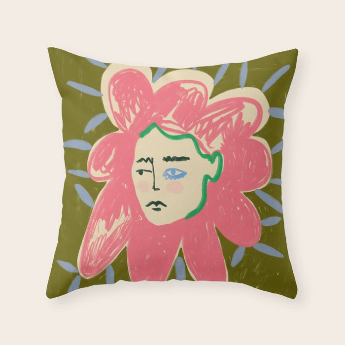 PROTECTIVE LAYER Throw Pillow Gallery Image 1