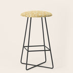 Botanic Pattern - White Yellow Stool Gallery Image 1