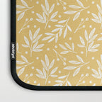 Botanic Pattern - White Yellow Laptop Sleeve Gallery Image 3
