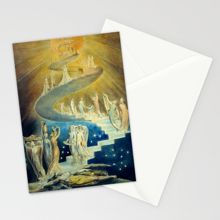 "Jacob's Dream" by William Blake (1805) Stationery Card Gallery Image 2