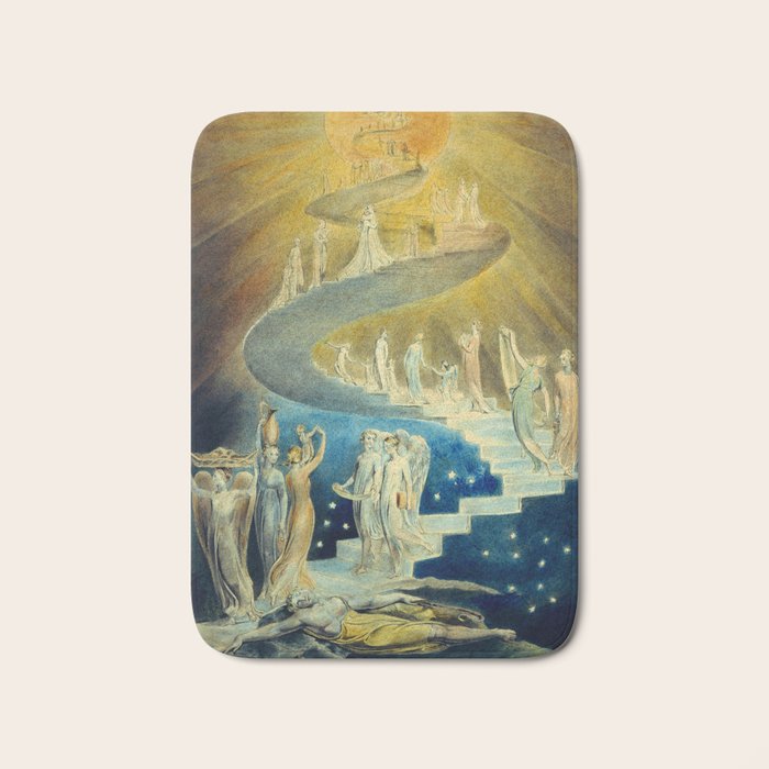 "Jacob's Dream" by William Blake (1805) Bath Mat Gallery Image 1