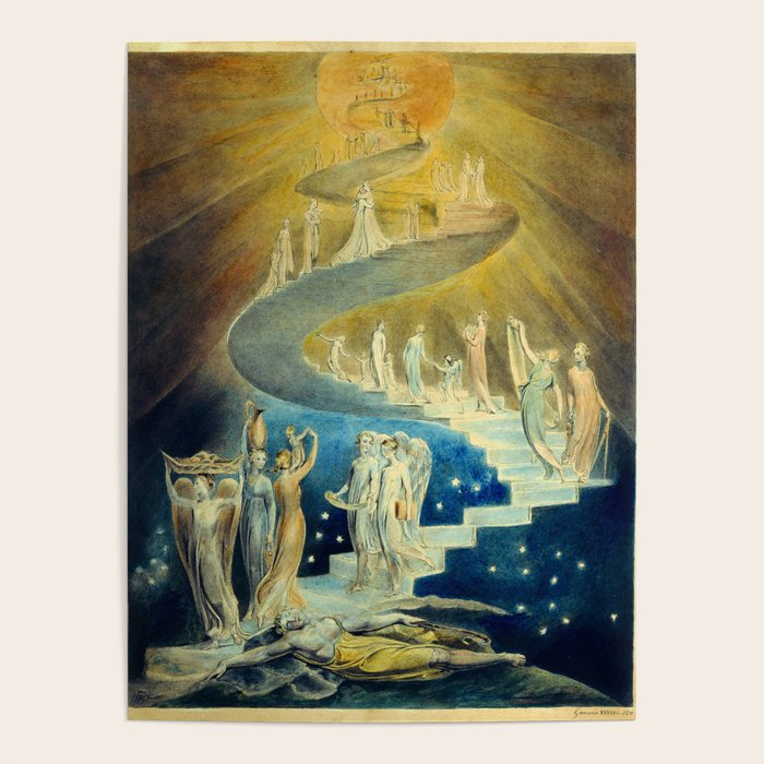 "Jacob's Dream" by William Blake (1805) Poster Gallery Image 4