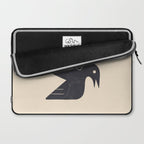 Minimal Blackbird No. 3 Laptop Sleeve Gallery Image 2