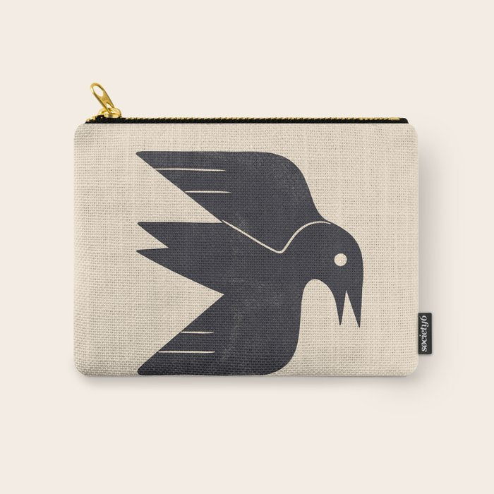 Minimal Blackbird No. 3 Carry All Pouch Gallery Image 1