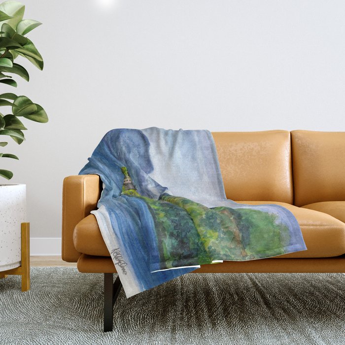 Loch Ness (with Nessie) Throw Blanket Gallery Image 1