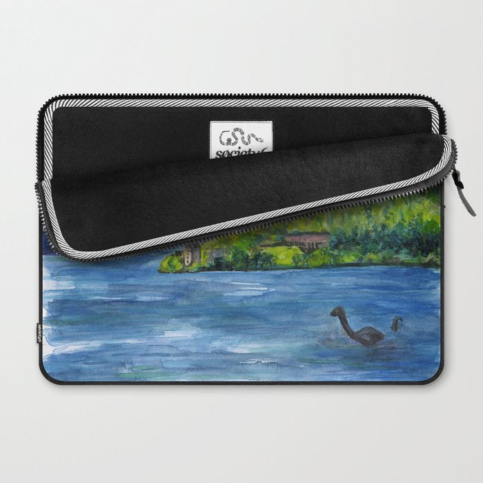 Loch Ness (with Nessie) Laptop Sleeve Gallery Image 2