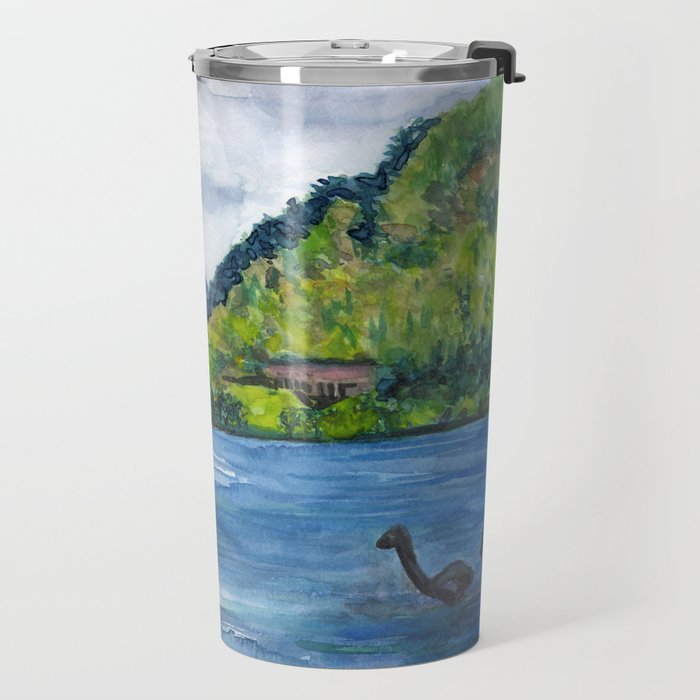 Loch Ness (with Nessie) Travel Mug Gallery Image 2