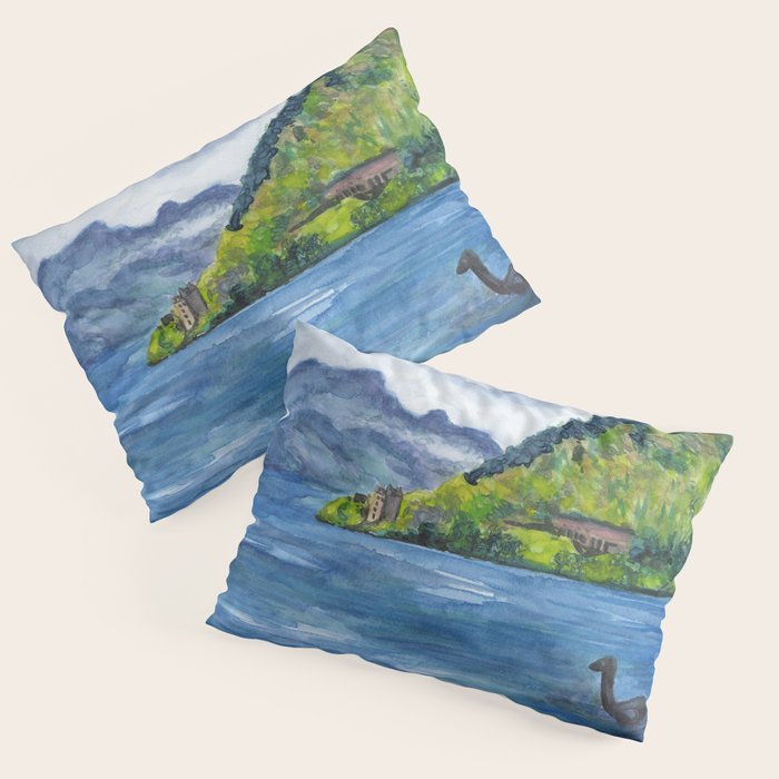 Loch Ness (with Nessie) Pillow Sham Gallery Image 3
