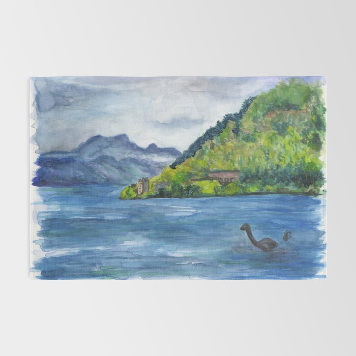 Loch Ness (with Nessie) Rug Gallery Image 2
