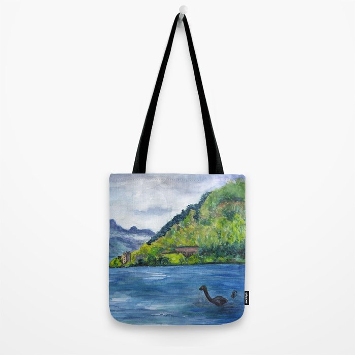 Loch Ness (with Nessie) Tote Bag Gallery Image 2