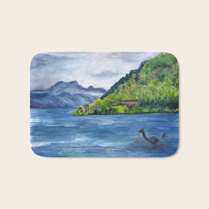 Loch Ness (with Nessie) Bath Mat Gallery Image 1