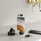 Brushstroke rainbows Water Bottle Gallery Image 4