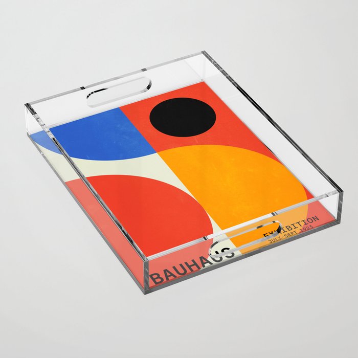 BAUHAUS 07: Exhibition 1923 | Mid Century Series Acrylic Tray Gallery Image 1