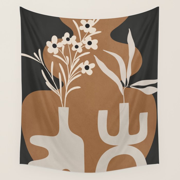 Abstract Blooms 1 Wall Tapestry Gallery Image 4