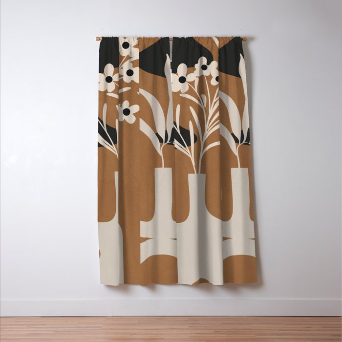 Abstract Blooms 1 Window Curtain Gallery Image 3
