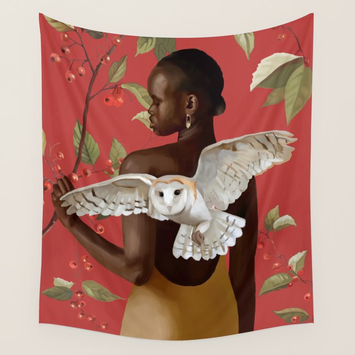 Stillness and Flight  Wall Tapestry Gallery Image 4