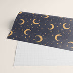 Goodnight Sky - Midnight and gold Wrapping Paper Gallery Image 2