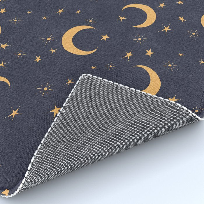 Goodnight Sky - Midnight and gold Rug Gallery Image 4