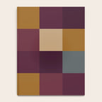 Bold Autumn Checks Pattern - Large XIII Notebook Gallery Image 4