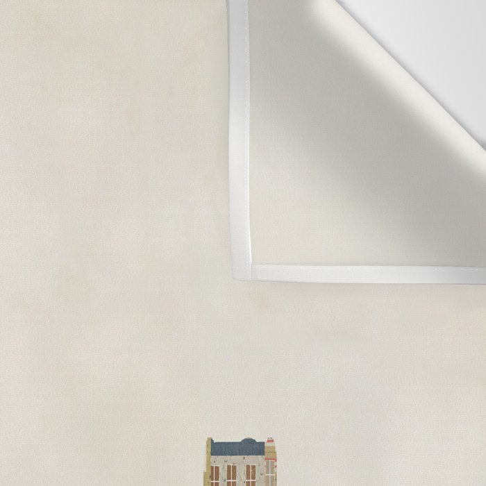 dallas skyline Wall Tapestry Gallery Image 3
