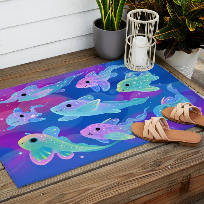 Chimaera (Ghost sharks) Outdoor Rug Gallery Image 2