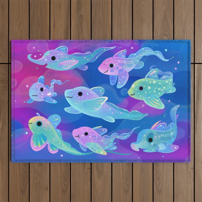 Chimaera (Ghost sharks) Outdoor Rug Gallery Image 1
