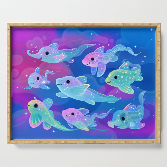 Chimaera (Ghost sharks) Serving Tray Gallery Image 1