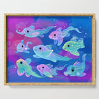 Chimaera (Ghost sharks) Serving Tray Gallery Image 1