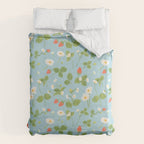 Strawberry Plant Pattern Duvet Cover Gallery Image 6