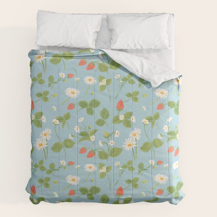 Strawberry Plant Pattern Comforter Gallery Image 2