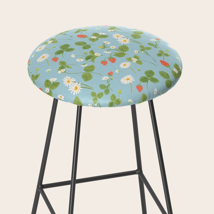 Strawberry Plant Pattern Stool Gallery Image 2