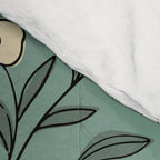 Vintage Floral Neutral - Green Comforter Gallery Image 4