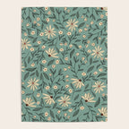 Vintage Floral Neutral - Green Poster Gallery Image 4