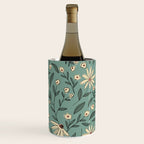 Vintage Floral Neutral - Green Wine Chiller Gallery Image 3