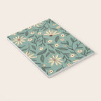 Vintage Floral Neutral - Green Notebook Gallery Image 3