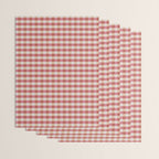 Cozy Gingham in Pink Wrapping Paper Gallery Image 3