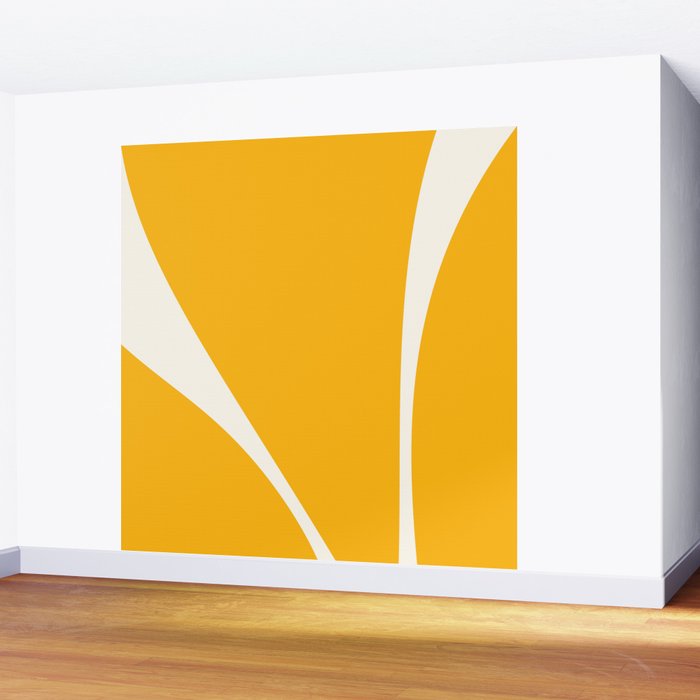 Minimalist Plant Abstract LI Wall Mural Gallery Image 2