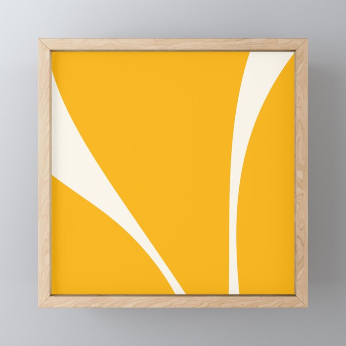 Minimalist Plant Abstract LI Mini Art Print Gallery Image 1