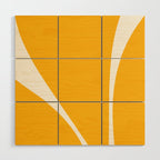 Minimalist Plant Abstract LI Wood Wall Art Gallery Image 1