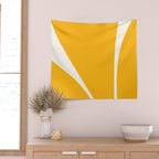 Minimalist Plant Abstract LI Wall Tapestry Gallery Image 2