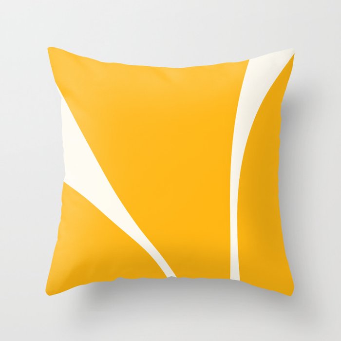 Minimalist Plant Abstract LI Throw Pillow Gallery Image 1