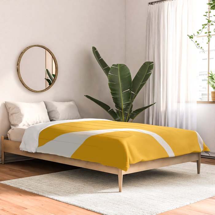 Minimalist Plant Abstract LI Comforter Gallery Image 2