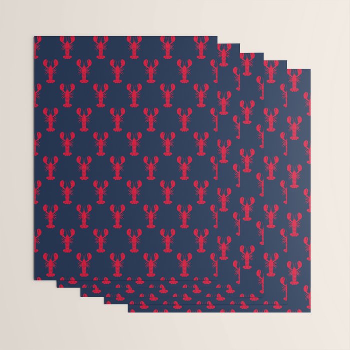 maine lobsters Wrapping Paper Gallery Image 3