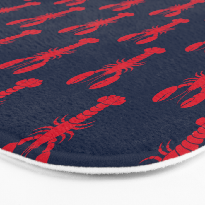 maine lobsters Bath Mat Gallery Image 3