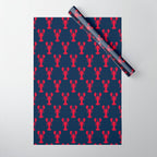 maine lobsters Wrapping Paper Gallery Image 1