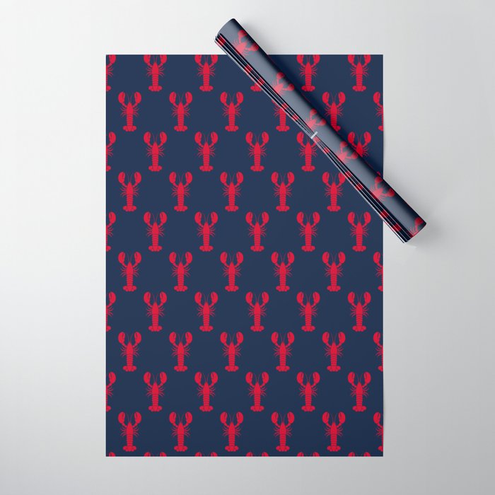 maine lobsters Wrapping Paper Gallery Image 1