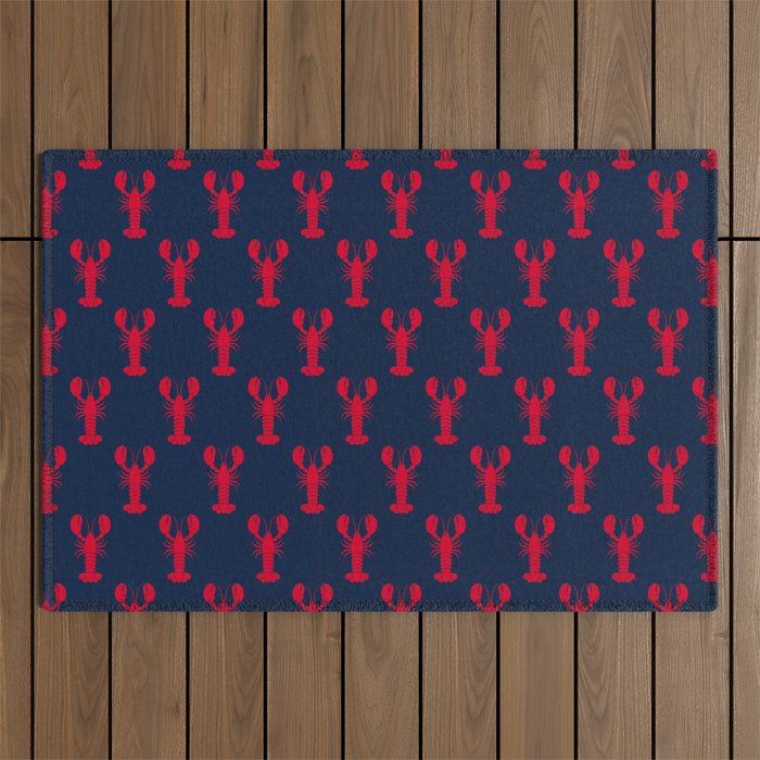maine lobsters Outdoor Rug Gallery Image 1