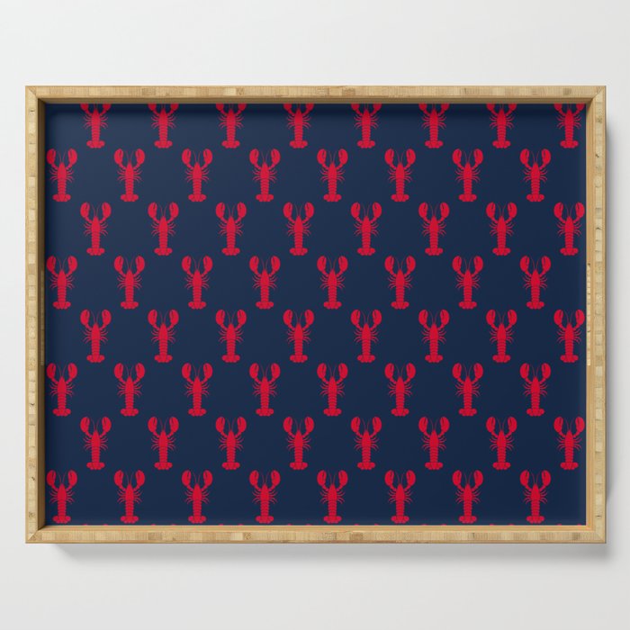 maine lobsters Serving Tray Gallery Image 1